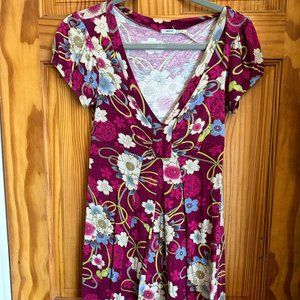 Kimchi Blue Magenta Floral Dress Size M